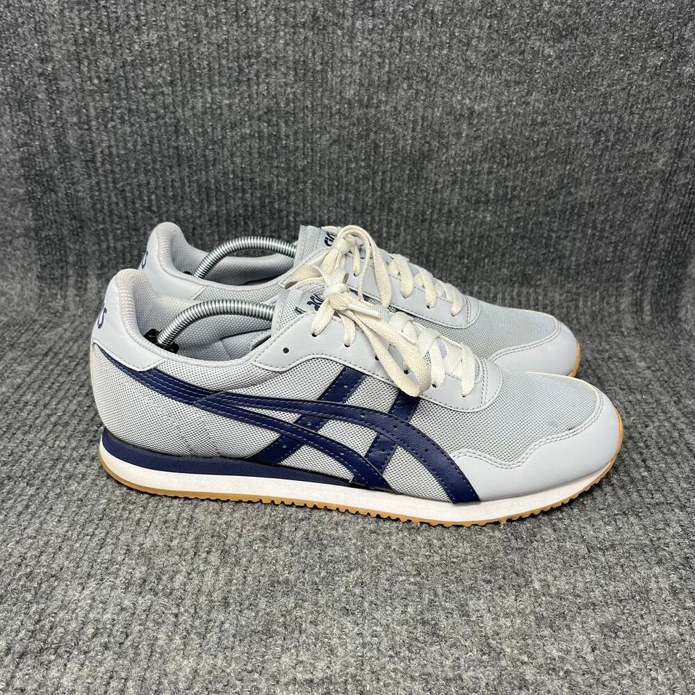 ASICS Tiger Runner Piedmont Gray Peacoat Casual Shoes Mens Size 12
